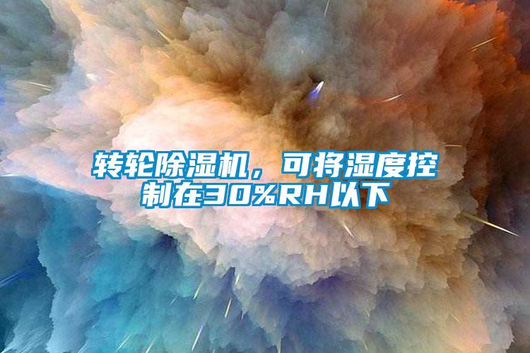 轉(zhuǎn)輪除濕機，可將濕度控制在30%RH以下