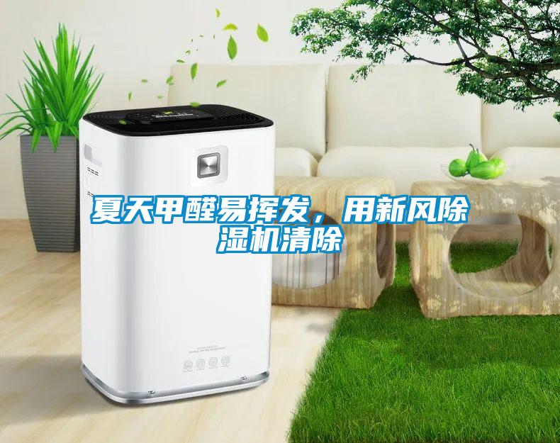 夏天甲醛易揮發(fā)，用新風(fēng)除濕機清除