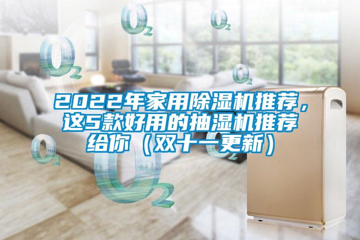 2022年家用除濕機推薦，這5款好用的抽濕機推薦給你（雙十一更新）