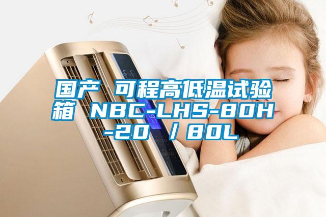 國(guó)產(chǎn) 可程高低溫試驗(yàn)箱 NBC-LHS-80H -20℃／80L