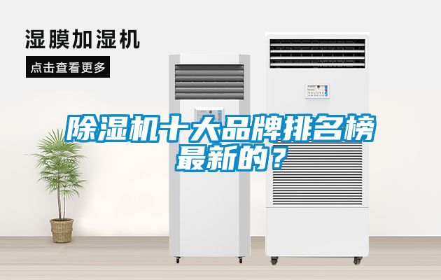 除濕機(jī)十大品牌排名榜 最新的？