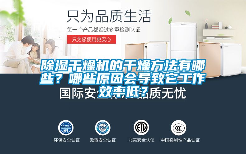 除濕干燥機的干燥方法有哪些？哪些原因會導致它工作效率低？