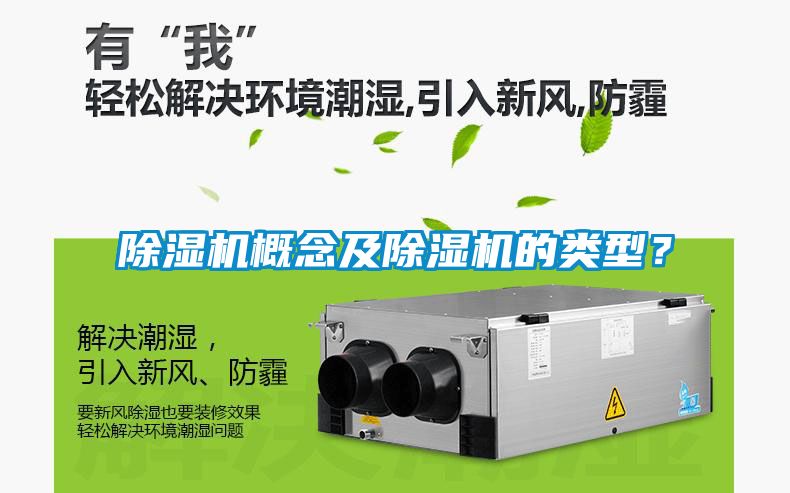 除濕機概念及除濕機的類型？